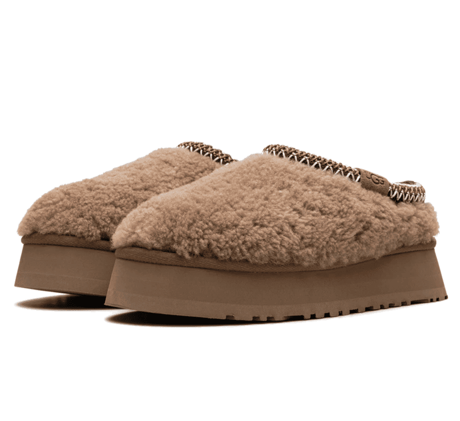 UGG Tazz Slipper Maxi Curly Chestnut (W) - brauner Slipper