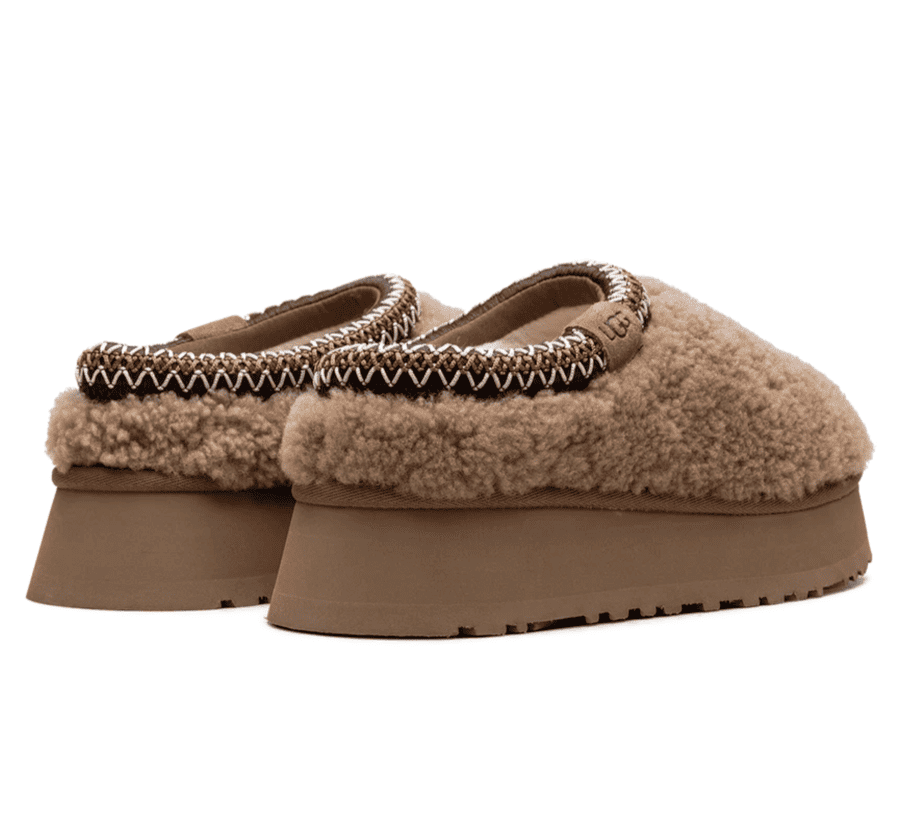 UGG Tazz Slipper Maxi Curly Chestnut (W) - brauner Slipper