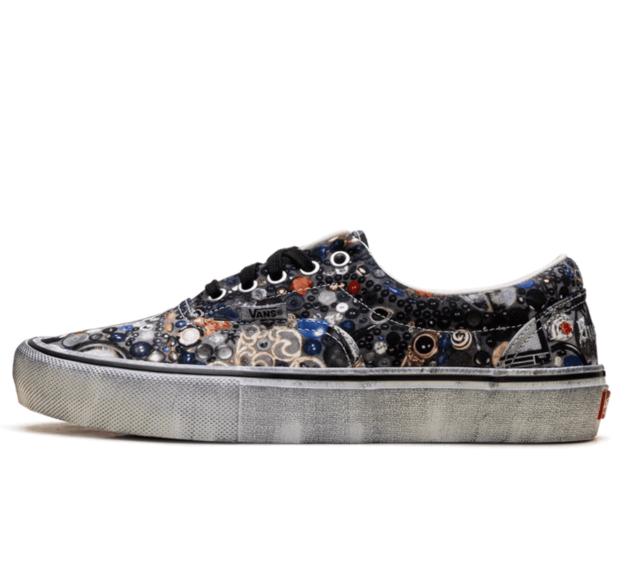 Vans Era Supreme x Mike Kelley Grey VN00110ABLU Paar vorne Hauptbild Perspective