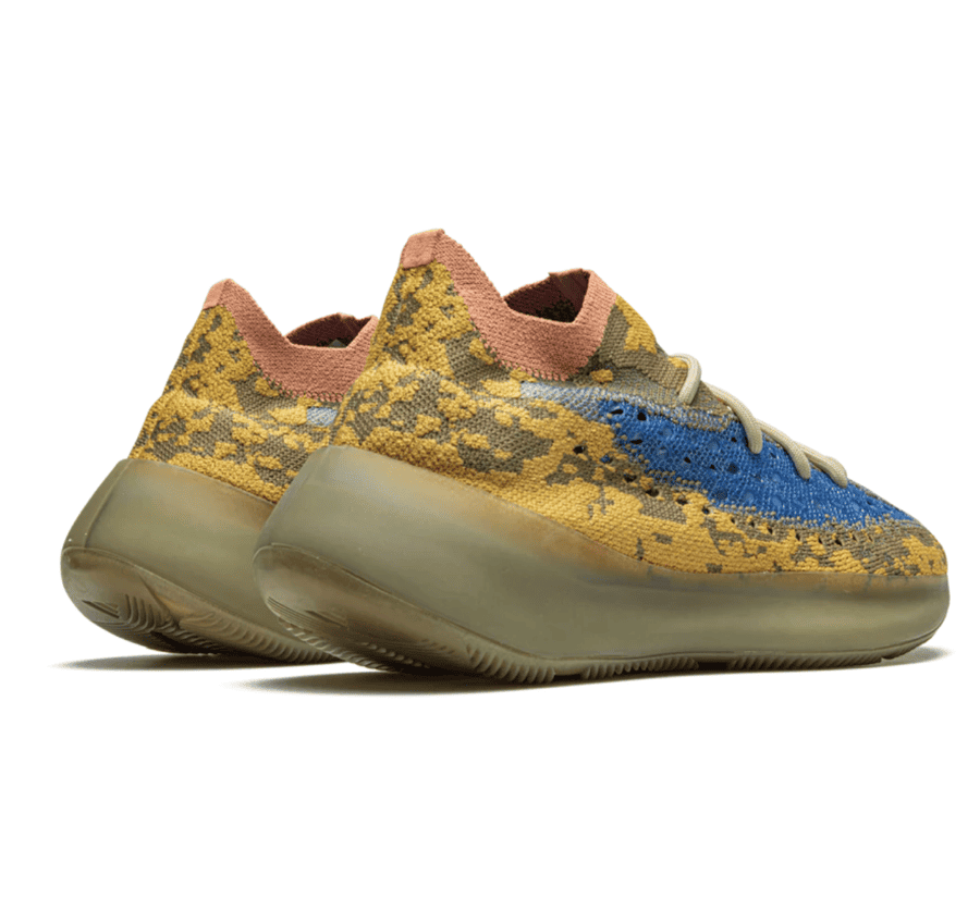 Yeezy Boost 380 Blue Oat - gelb blauer Sneaker