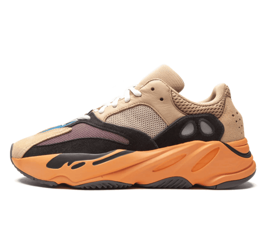 Yeezy Boost 700 Enflame Amber - schwarz beige orangener Sneaker