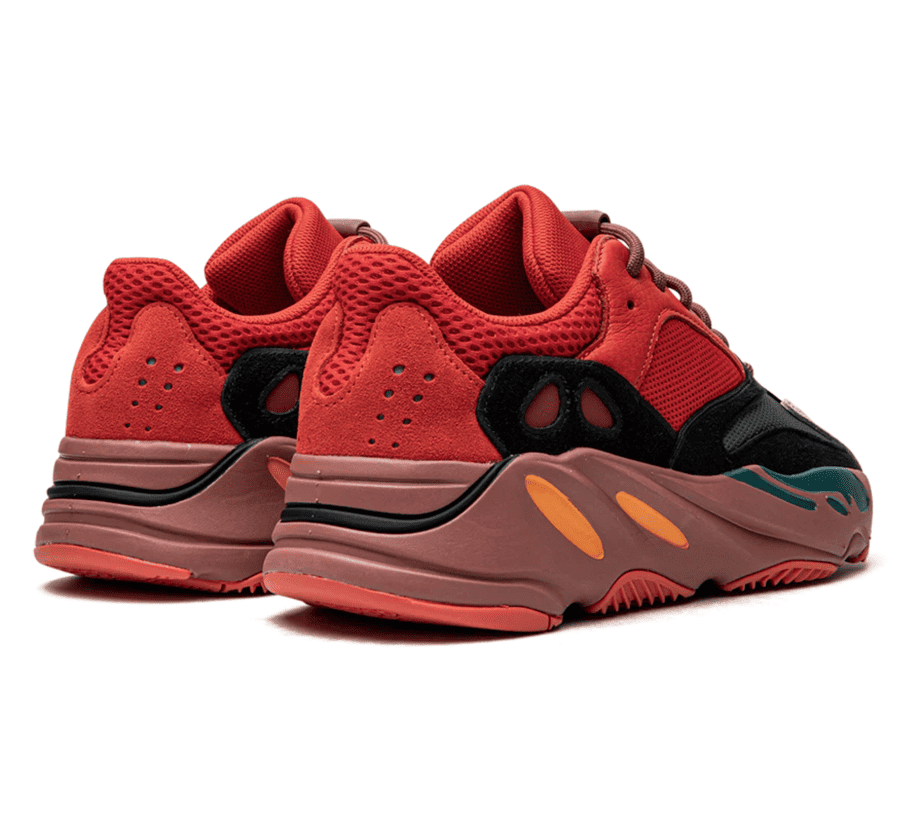 Yeezy Boost 700 Hi-Res Red - rot schwarzer Sneaker