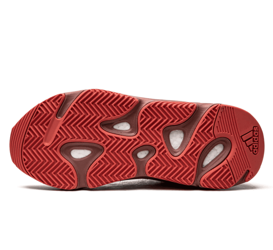 Yeezy Boost 700 Hi-Res Red - rot schwarzer Sneaker