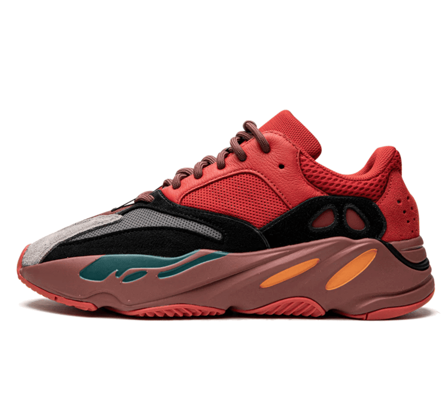 Yeezy Boost 700 Hi-Res Red - rot schwarzer Sneaker