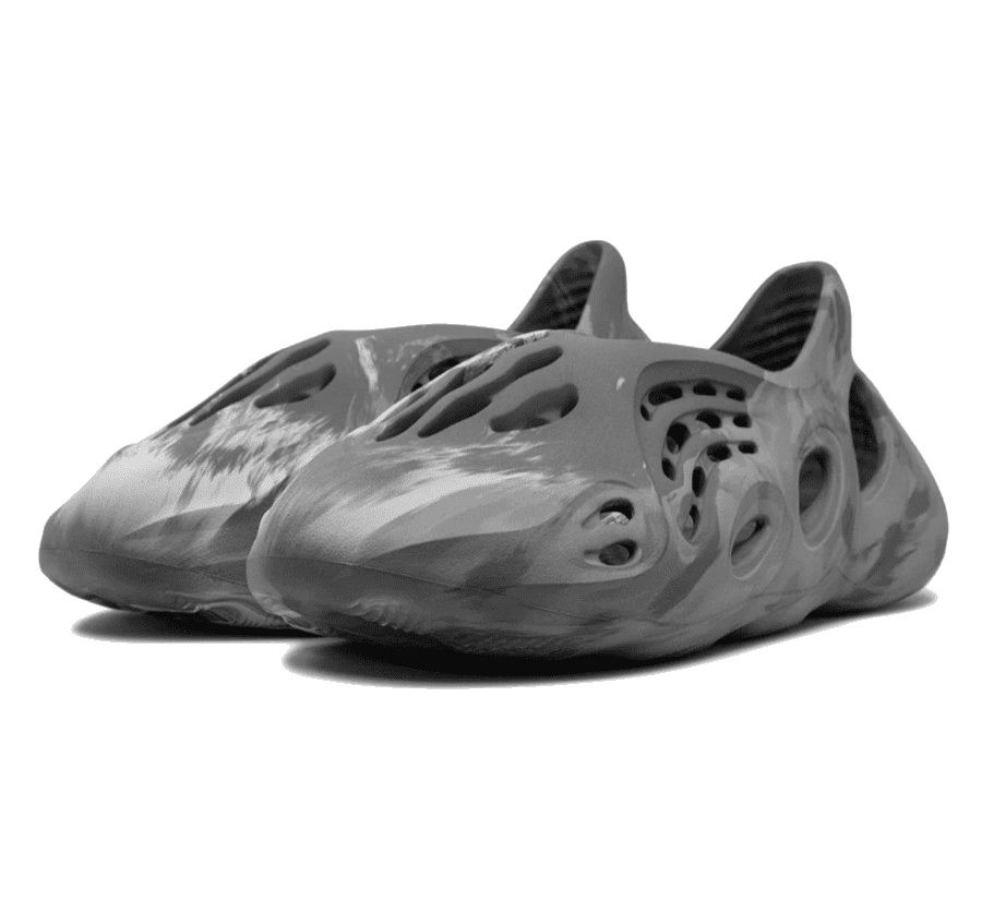 Yeezy Foam RNNR MX Granite - grau weißer Sneaker