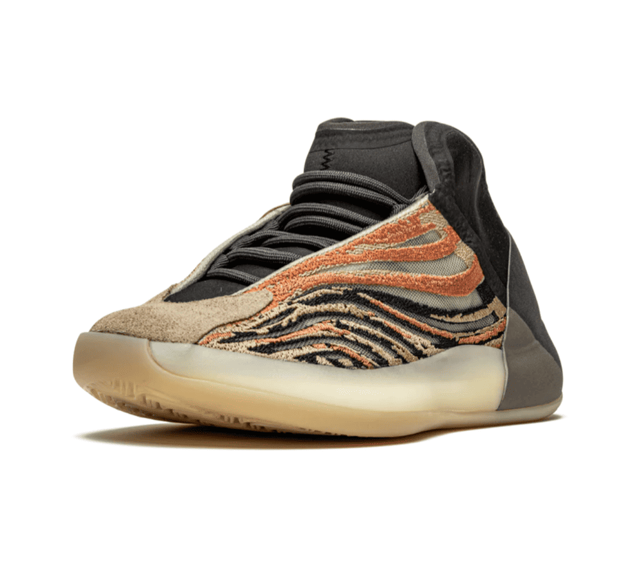 Yeezy QNTM Flash Orange - orange beige schwarzer Sneaker