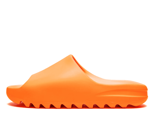 Yeezy Slide Enflame Orange - orangene Sandalen Slides