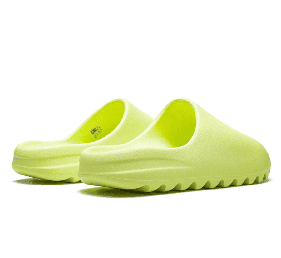 Yeezy Slide Glow Green - grün gelber Sandalen Slide