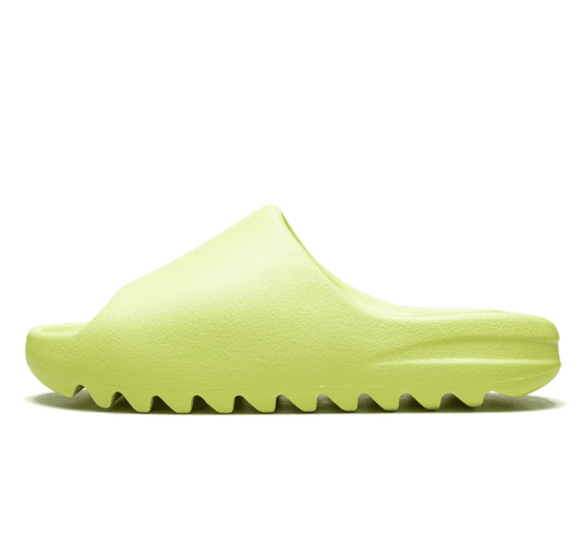 Yeezy Slide Glow Green - grün gelber Sandalen Slide