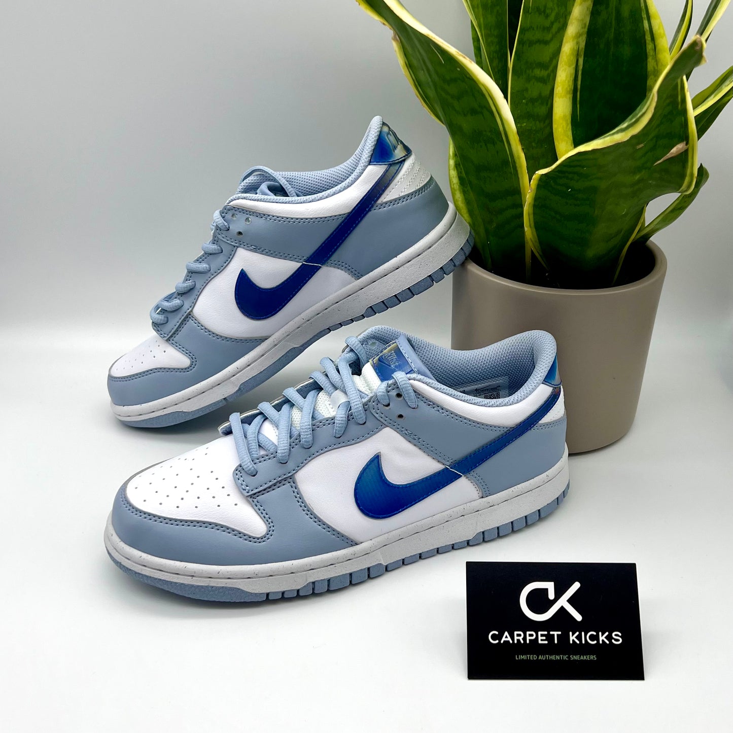 Nike Dunk Low Next Nature Blue Iridescent (GS) - CARPET KICKS