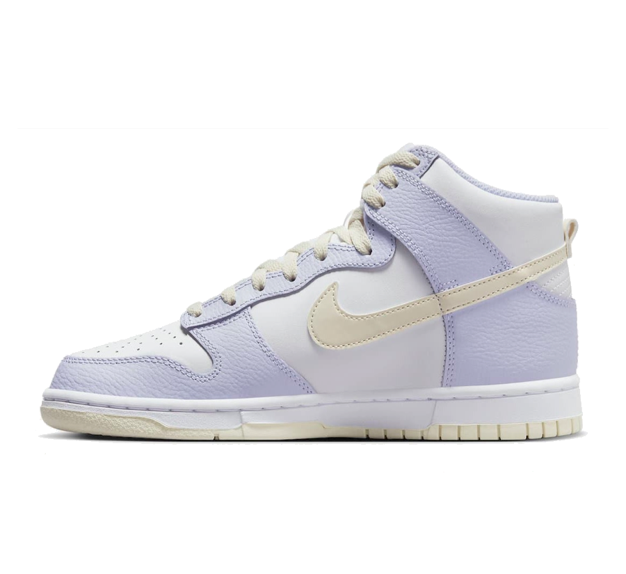 White and purple nike dunks hotsell