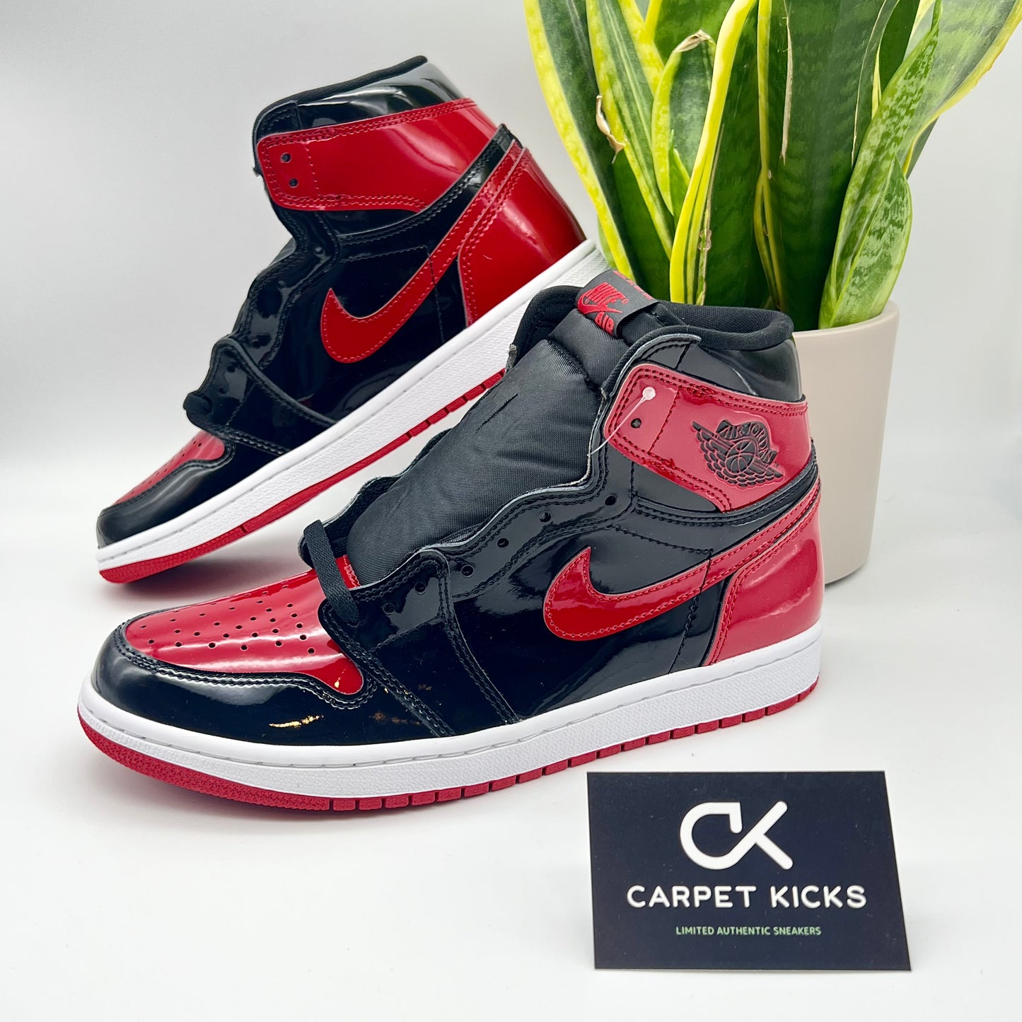 Air Jordan 1 High OG Bred Patent - CARPET KICKS