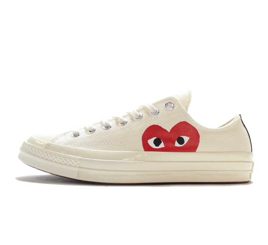 Play Comme des Garçons x Converse Chuck 70 Low White