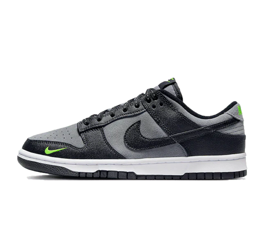 Nike Dunk Low Black Grey Green Strike