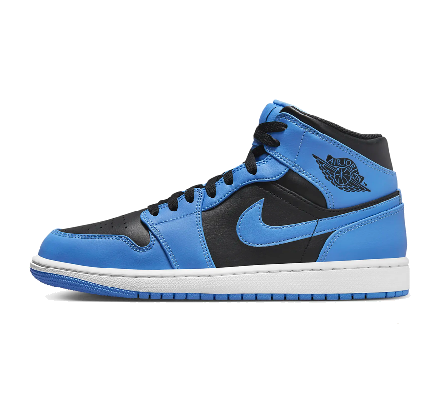 Air Jordan 1 Mid University Blue Black