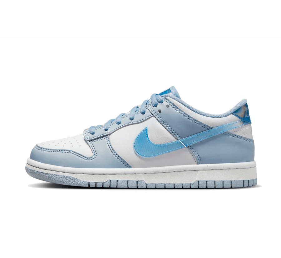 Nike Dunk Low Next Nature Blue Iridescent (GS) - CARPET KICKS