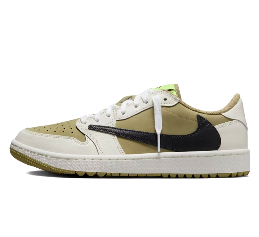 Air Jordan 1 Low Golf Travis Scott Neutral Olive