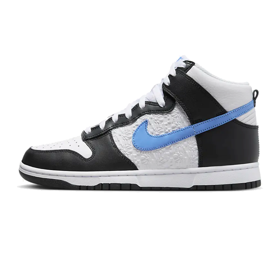 Nike Dunk High FLC Black University Blue