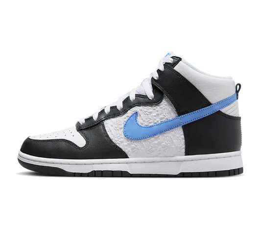 Nike Dunk High FLC Black University Blue