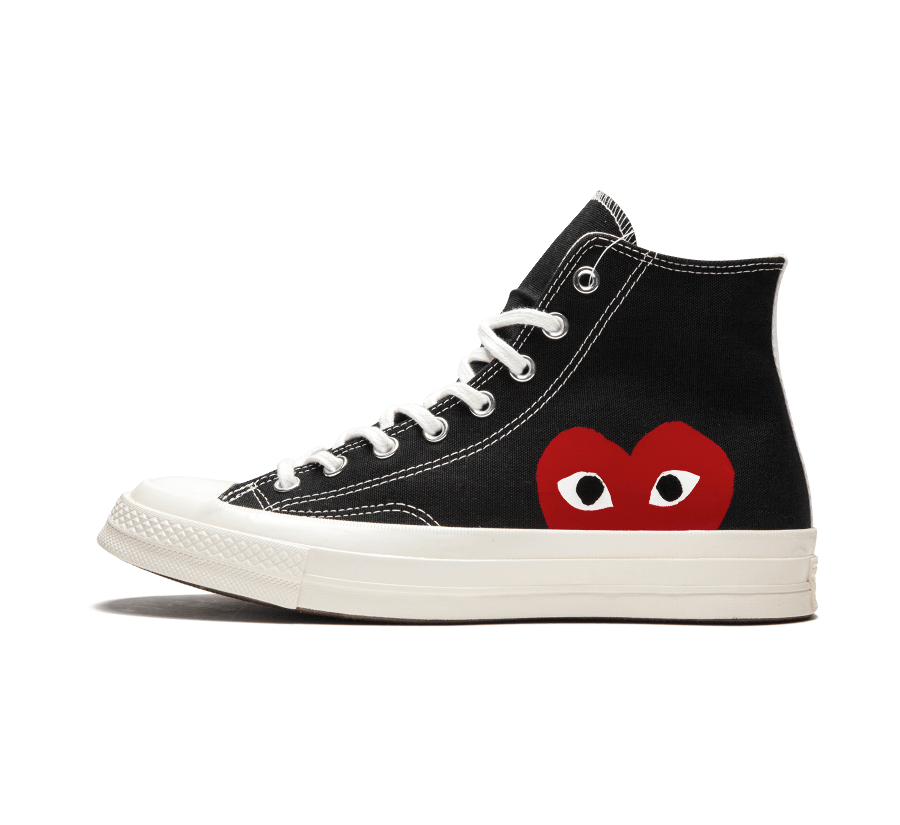 Play Comme des Garçons x Converse Chuck 70 High Black