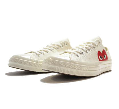 Play Comme des Garçons x Converse Chuck 70 Low White