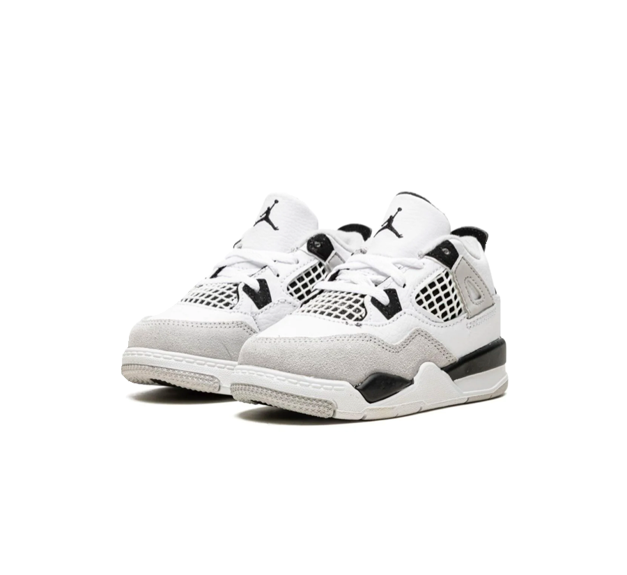 Air Jordan 4 Military Black TD Baby Neu Authentifiziert Unisex CARPET KICKS