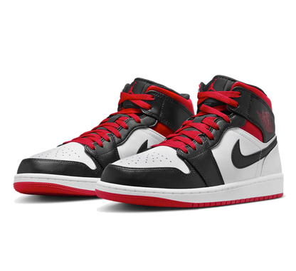 Air Jordan 1 Mid Gym Red Black Toe