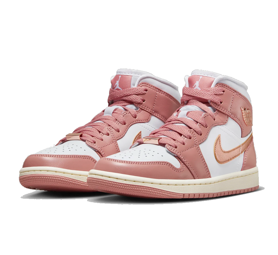 Air Jordan 1 Mid Red Stardust (W)
