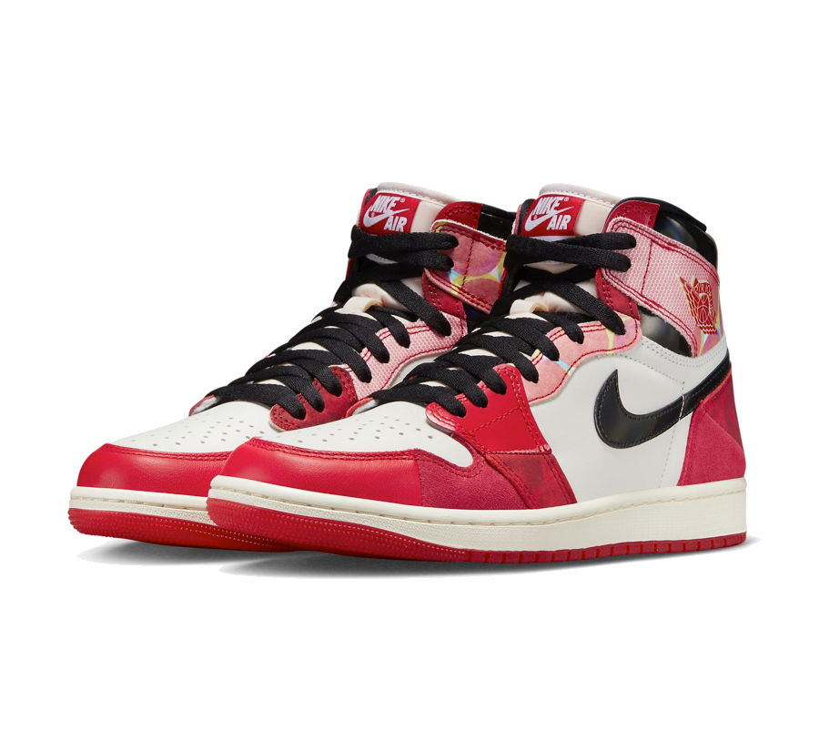 Air Jordan 1 High OG Spider Man Across the Spider Verse Neu Authentifiziert Unisex CARPET KICKS