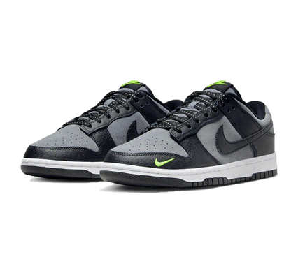 Nike Dunk Low Black Grey Green Strike