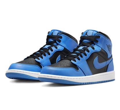 Air Jordan 1 Mid University Blue Black