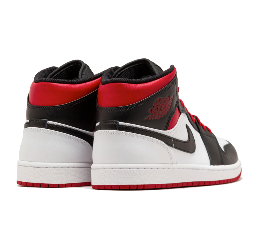 Air Jordan 1 Mid Gym Red Black Toe