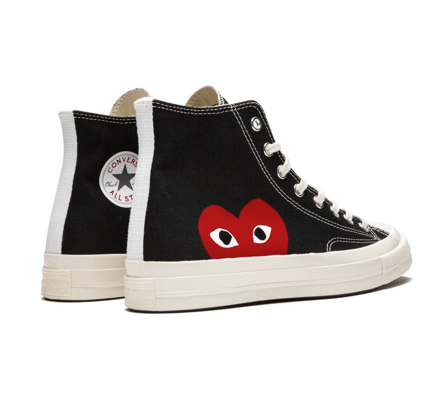 Play Comme des Garçons x Converse Chuck 70 High Black