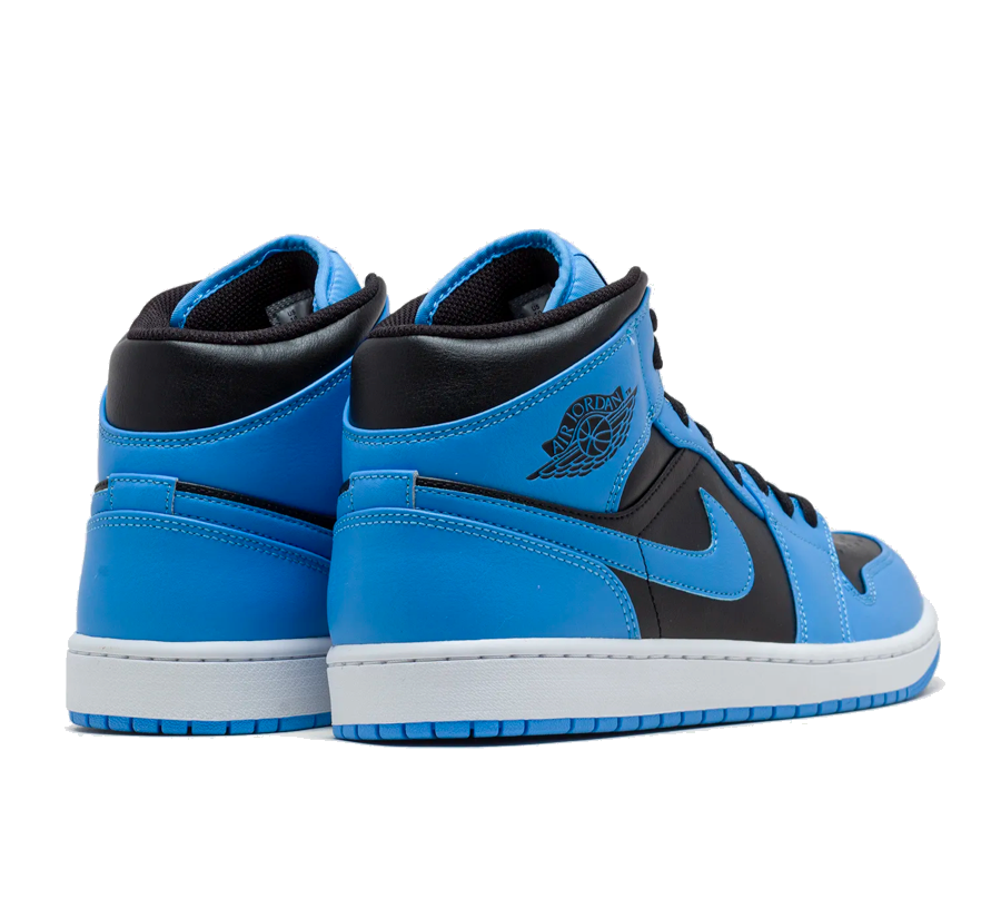 Air Jordan 1 Mid University Blue Black