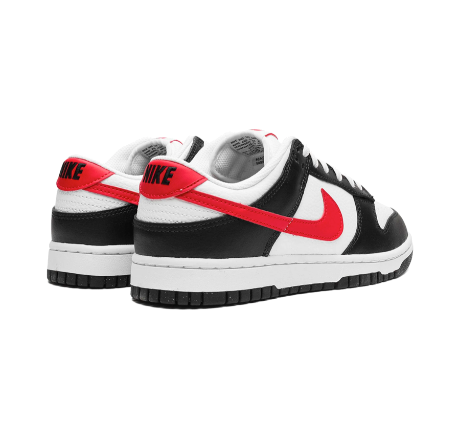 Nike Dunk Low Red Swoosh Panda