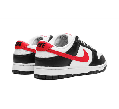 Nike Dunk Low Red Swoosh Panda