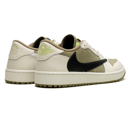 Air Jordan 1 Low Golf Travis Scott Neutral Olive