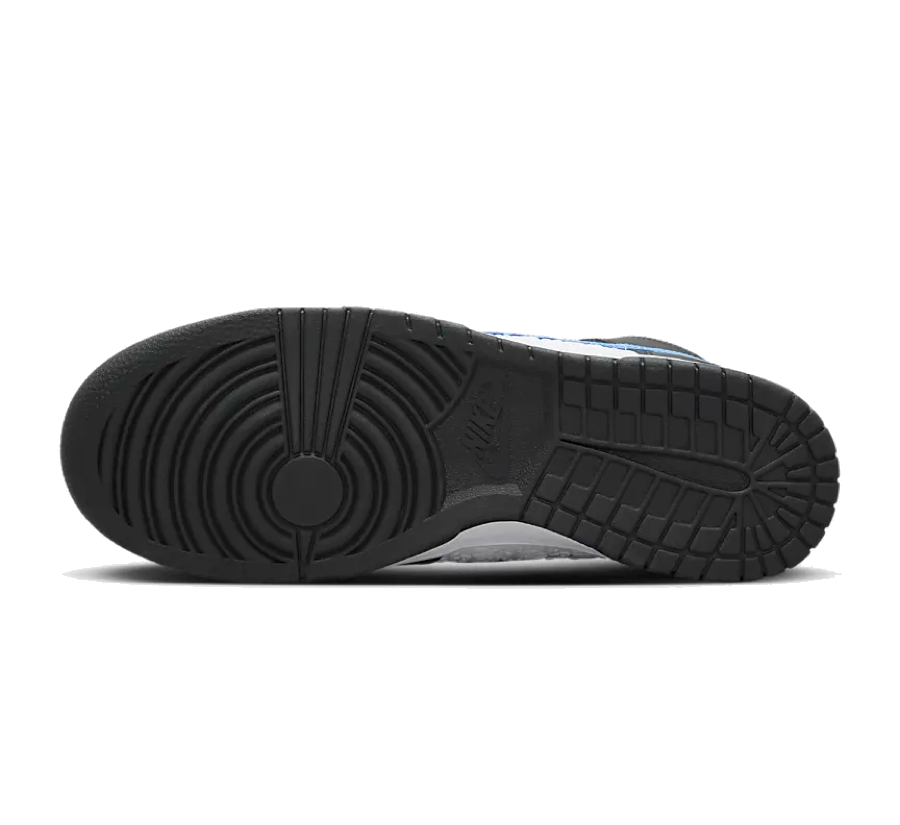 Nike Dunk High FLC Black University Blue