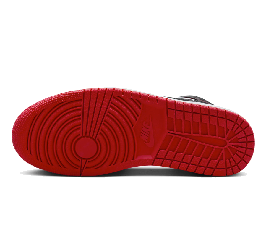 Air Jordan 1 Mid Gym Red Black Toe