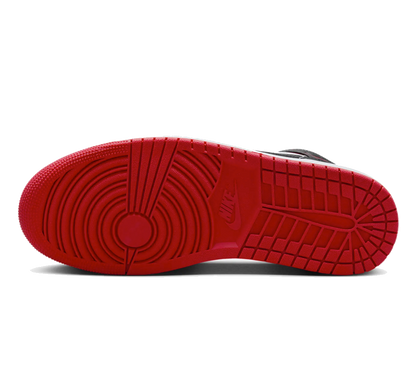 Air Jordan 1 Mid Gym Red Black Toe