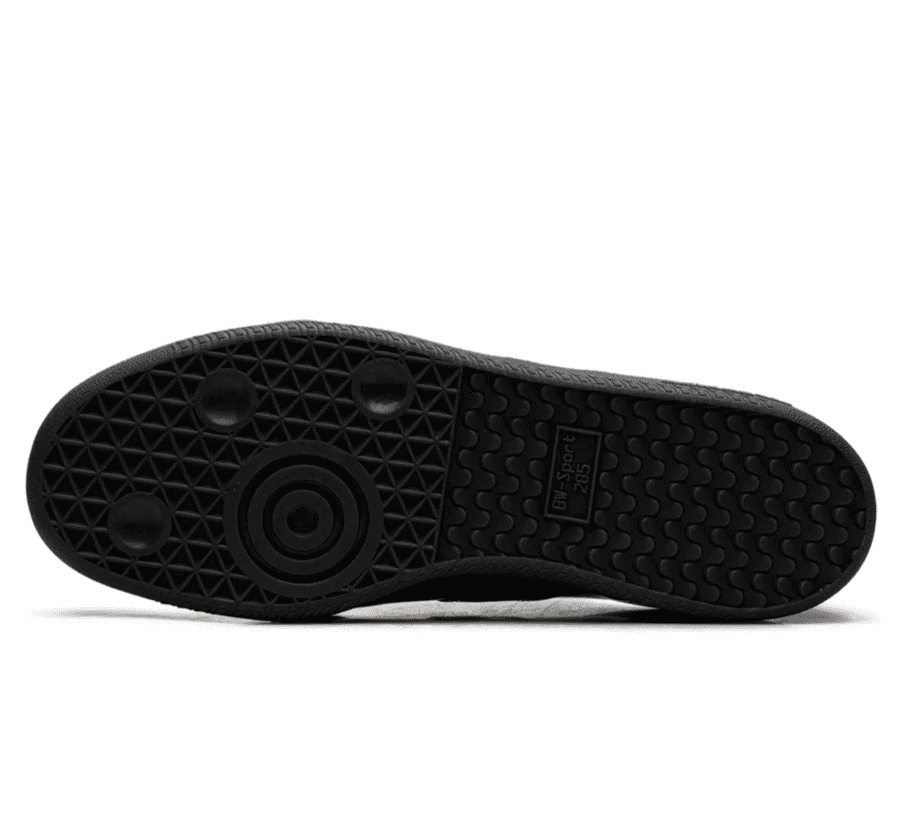 Adidas BW Army Core Black Outsole unten mit klassischem Gum-Profil