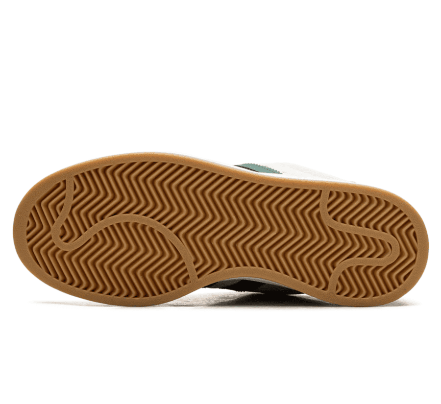 Adidas Campus 00's Crystal White Collegiate Green (W) - grau grüner Sneaker