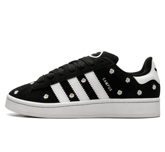 Adidas Campus 00's Core Black Floral (W) - schwarzer blumen print Sneaker