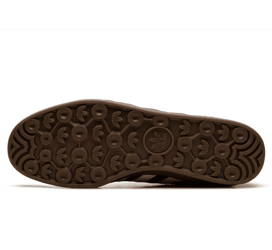 Adidas Gazelle Indoor x Wales Bonner Pony Hair Outsole unten mit klassischer halbtransparenter Gum-Außensohle
