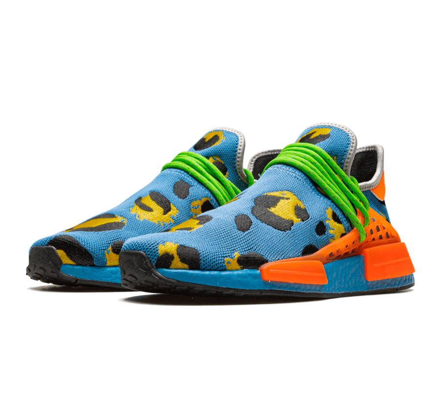 Adidas NMD Humanrace x Pharrell Williams Animal Print Blue