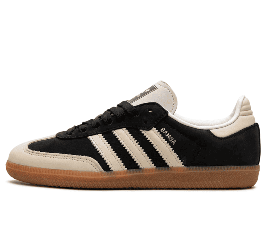 adidas Samba OG Core Black Wonder White Damen IE5836 Paar vorne Hauptbild Perspective