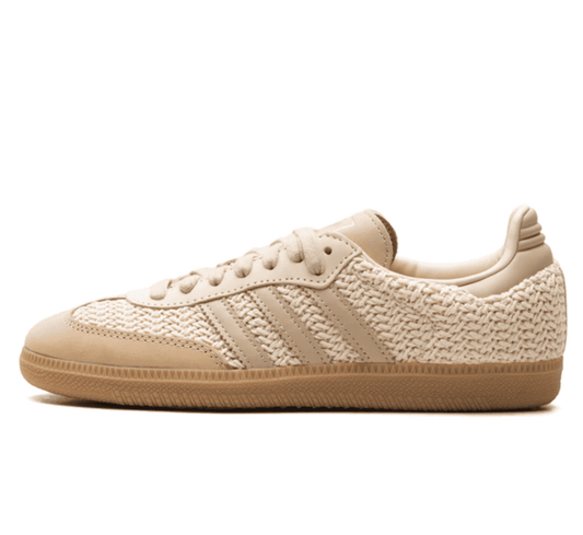 Adidas Samba Crochet Sand Strata Sneaker Paar vorne Perspective