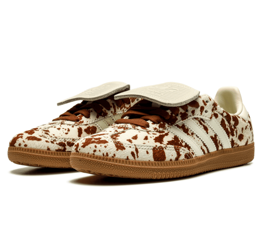 Adidas Samba LT Cow Print Brown White (W) - braun weißer Sneaker