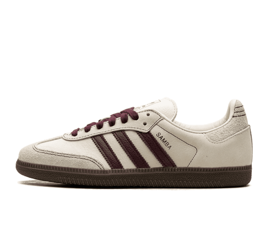 Adidas Samba OG Wonder White Maroon