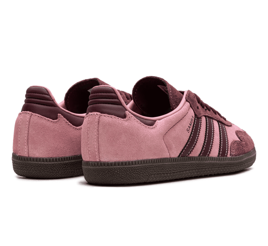 Adidas Samba Pink Spark Shadow Red Sneaker Paar hinten